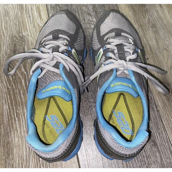 New Balance 520 TRAIL Women’s US Size 8 Running Sneaker Shoes WE520SB1 Gray Blue - Picture 8 of 11